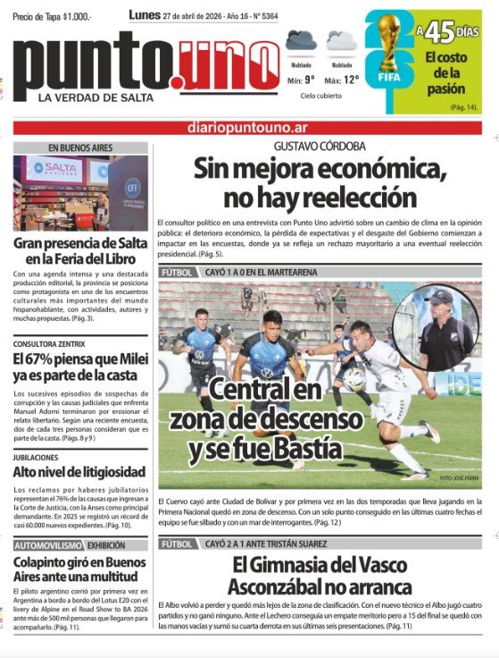 P.U Edición 27/04/2026