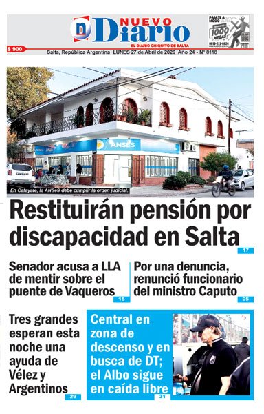 N.D Edición 27/04/2026