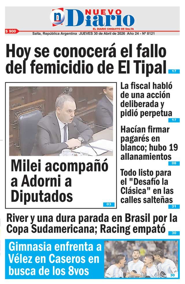 N.D Edición 30/04/2026.
