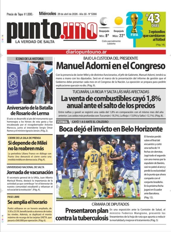 P.U Edición 29/04/2026.